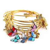 Gold Color Bangle Bracelet Set
